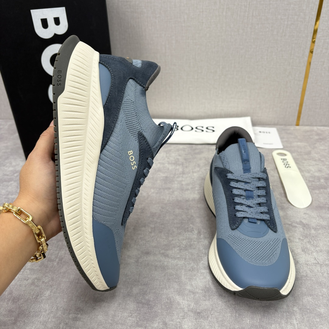 💋💍BOSS 男士新款 男士休闲运动鞋系列：商务休闲风的动感升级，定义都市型男新履程 以多元材质、创新设