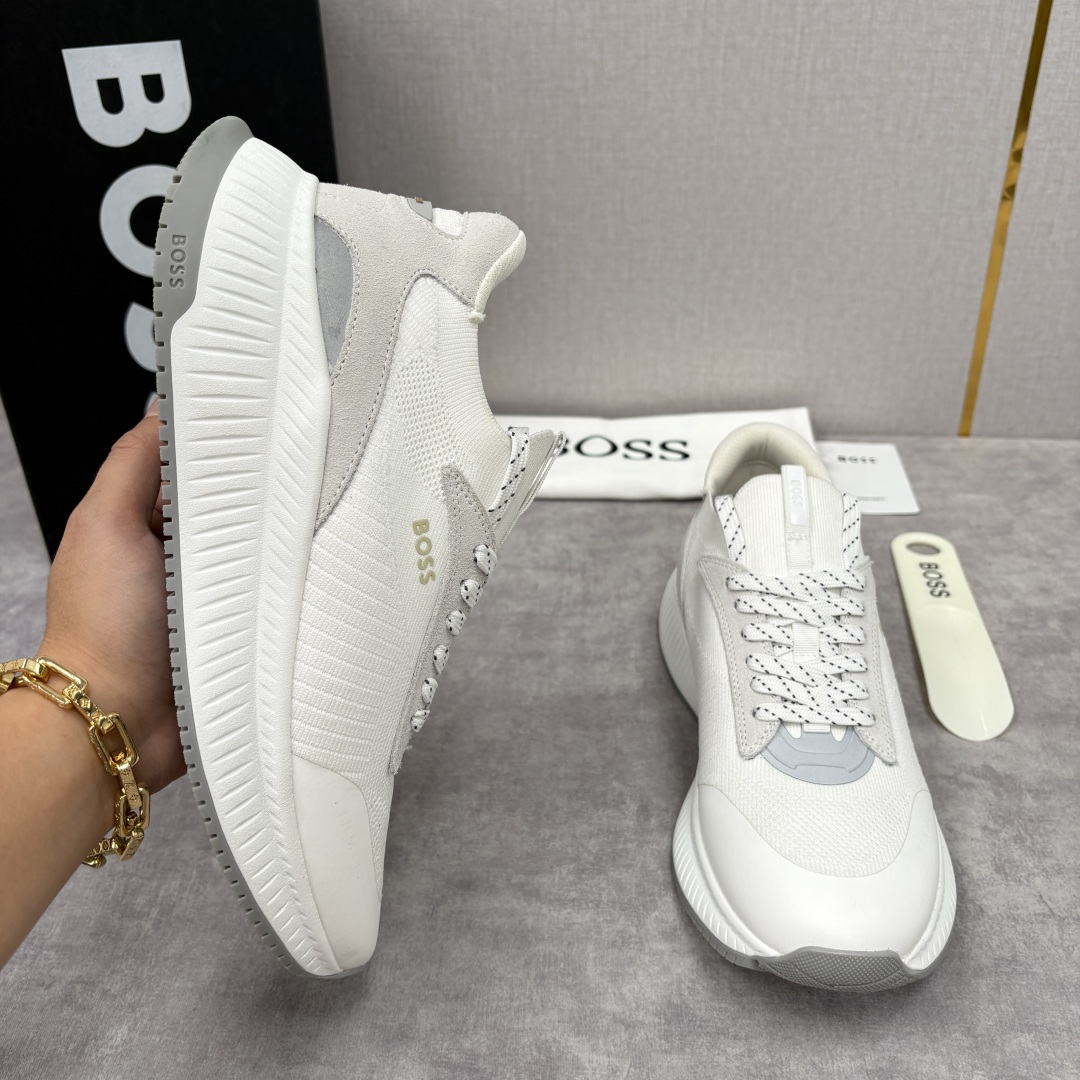 💋💍BOSS 男士新款 男士休闲运动鞋系列：商务休闲风的动感升级，定义都市型男新履程 以多元材质、创新设