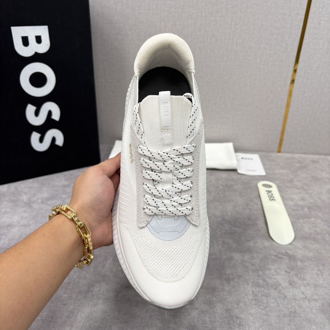 💋💍BOSS 男士新款 男士休闲运动鞋系列：商务休闲风的动感升级，定义都市型男新履程 以多元材质、创新设