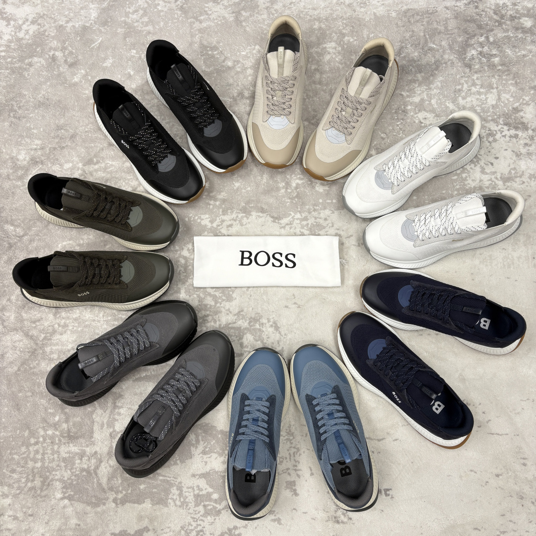 💋💍BOSS 男士新款 男士休闲运动鞋系列：商务休闲风的动感升级，定义都市型男新履程 以多元材质、创新设
