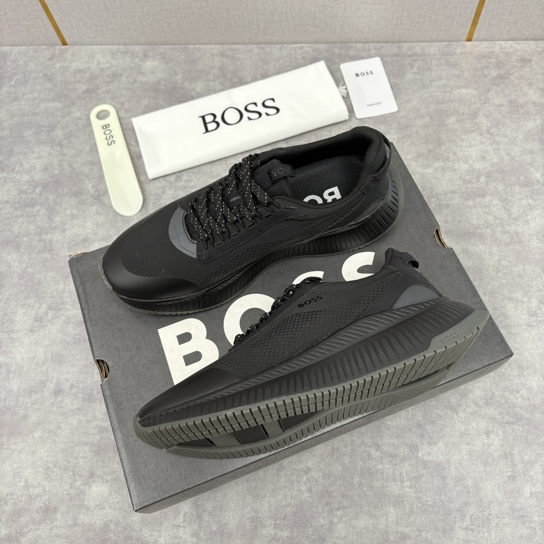 💋💍BOSS 男士新款 HUG*O BOSS男士休闲运动鞋：商务型格与运动基因的无缝衔接，解锁都市通勤新