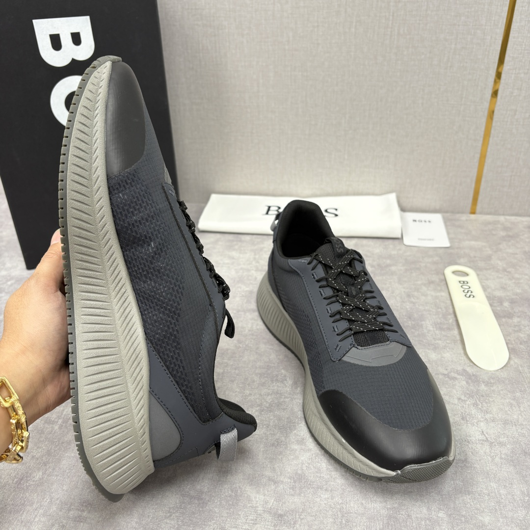 💋💍BOSS 男士新款 HUG*O BOSS男士休闲运动鞋：商务型格与运动基因的无缝衔接，解锁都市通勤新
