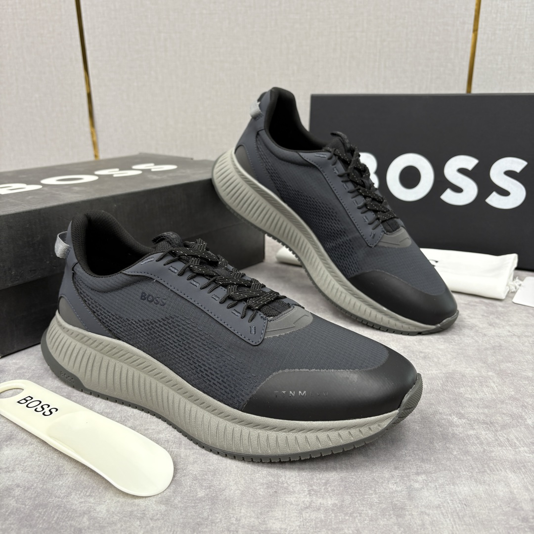 💋💍BOSS 男士新款 HUG*O BOSS男士休闲运动鞋：商务型格与运动基因的无缝衔接，解锁都市通勤新
