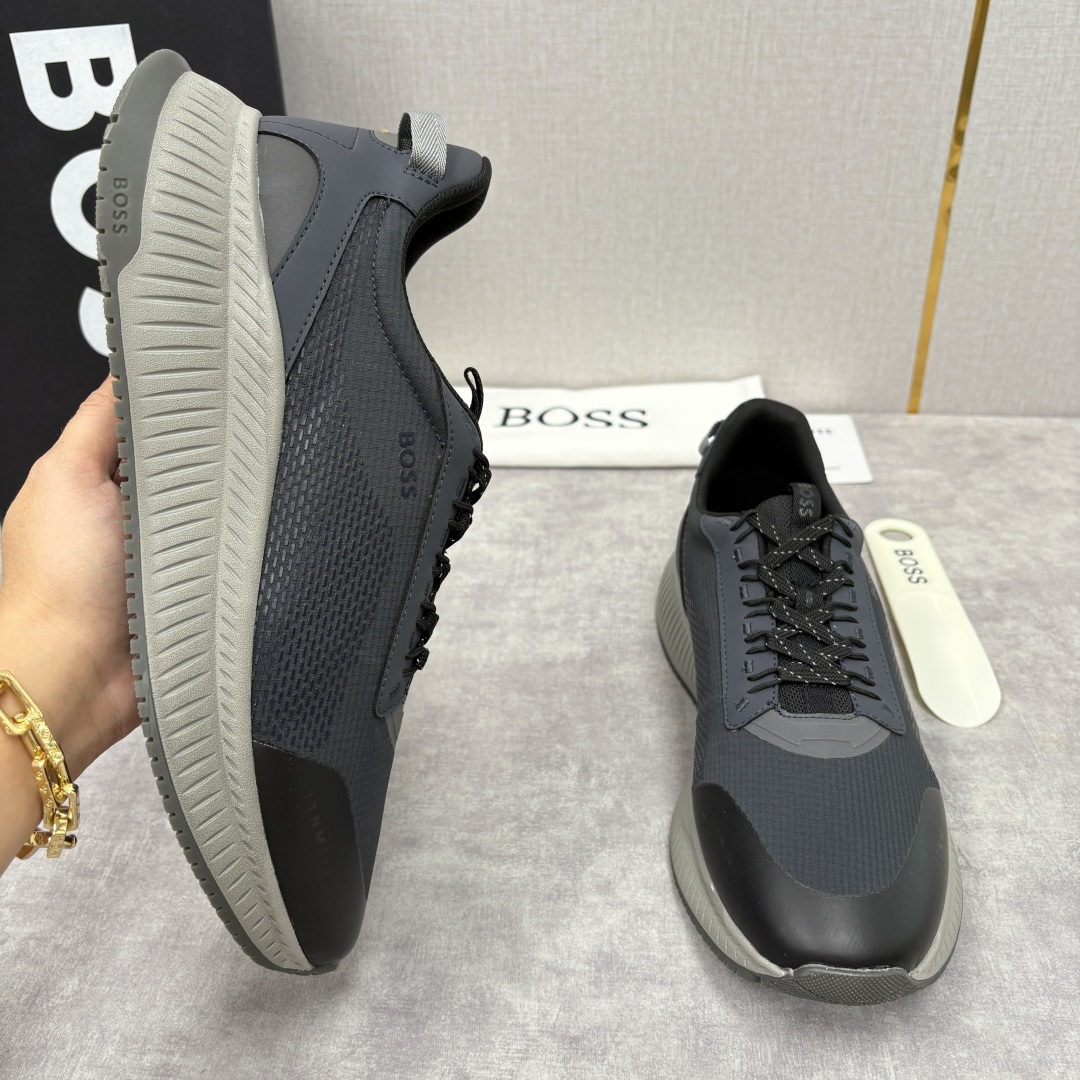 💋💍BOSS 男士新款 HUG*O BOSS男士休闲运动鞋：商务型格与运动基因的无缝衔接，解锁都市通勤新
