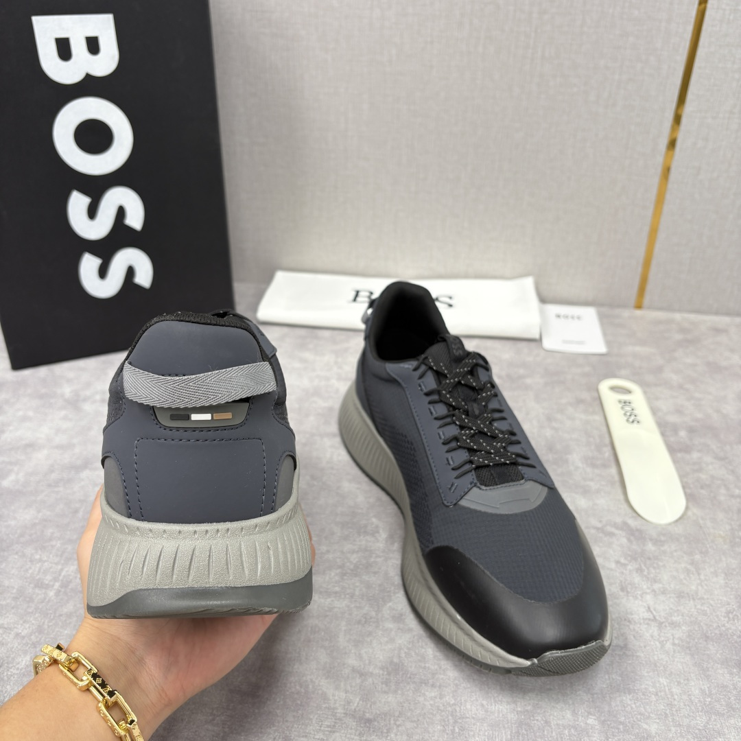 💋💍BOSS 男士新款 HUG*O BOSS男士休闲运动鞋：商务型格与运动基因的无缝衔接，解锁都市通勤新