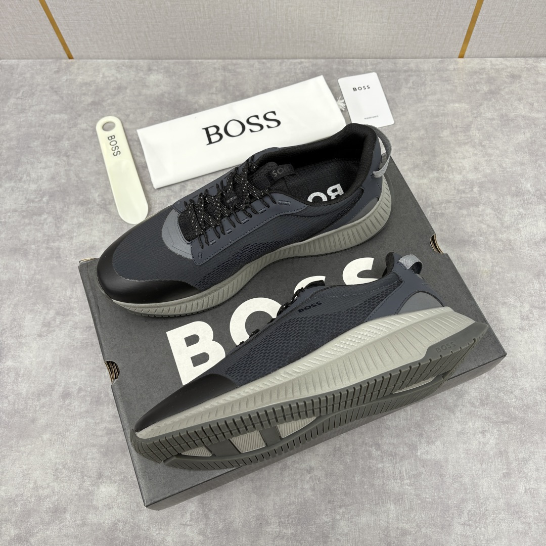 💋💍BOSS 男士新款 HUG*O BOSS男士休闲运动鞋：商务型格与运动基因的无缝衔接，解锁都市通勤新