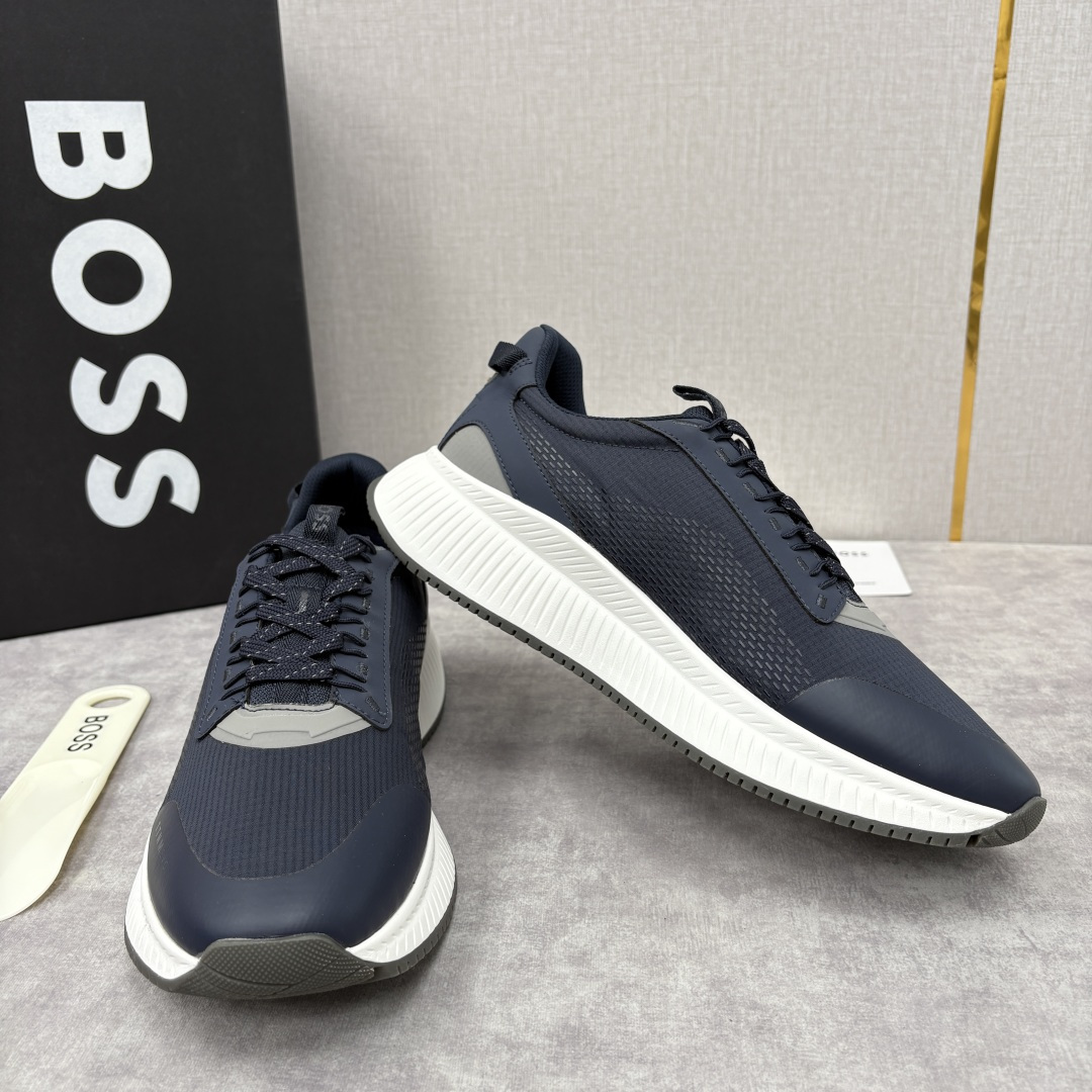 💋💍BOSS 男士新款 HUG*O BOSS男士休闲运动鞋：商务型格与运动基因的无缝衔接，解锁都市通勤新