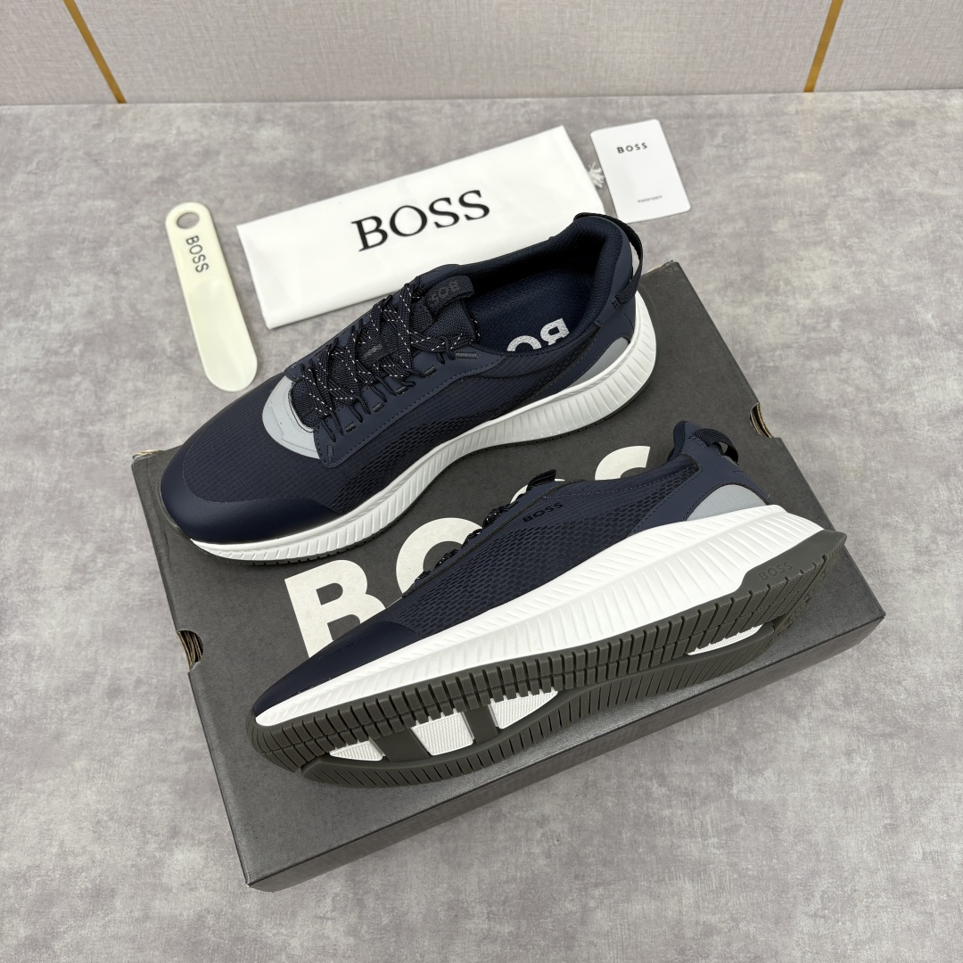 💋💍BOSS 男士新款 HUG*O BOSS男士休闲运动鞋：商务型格与运动基因的无缝衔接，解锁都市通勤新