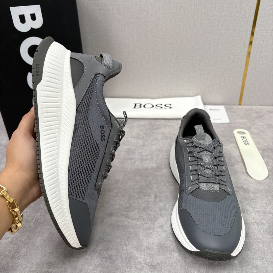 💋💍BOSS 男士新款 HUG*O BOSS男士休闲运动鞋：商务型格与运动基因的无缝衔接，解锁都市通勤新