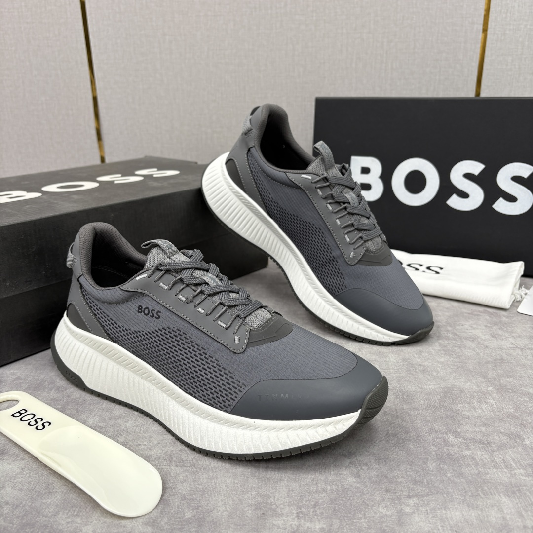 💋💍BOSS 男士新款 HUG*O BOSS男士休闲运动鞋：商务型格与运动基因的无缝衔接，解锁都市通勤新