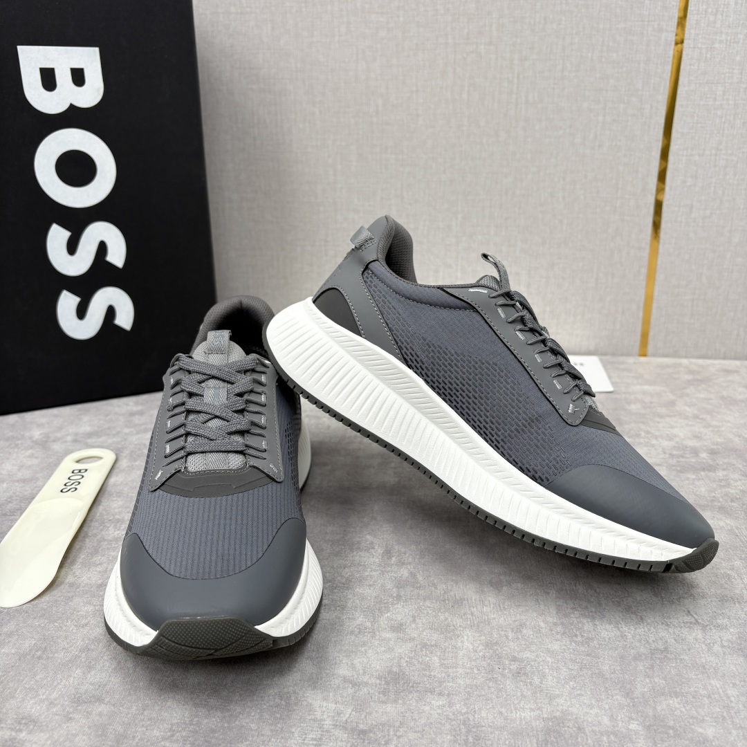 💋💍BOSS 男士新款 HUG*O BOSS男士休闲运动鞋：商务型格与运动基因的无缝衔接，解锁都市通勤新