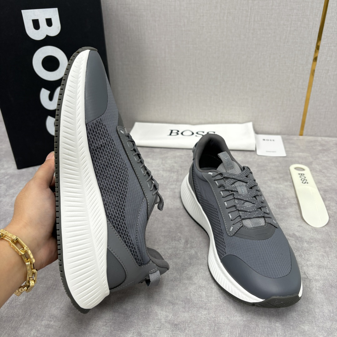 💋💍BOSS 男士新款 HUG*O BOSS男士休闲运动鞋：商务型格与运动基因的无缝衔接，解锁都市通勤新