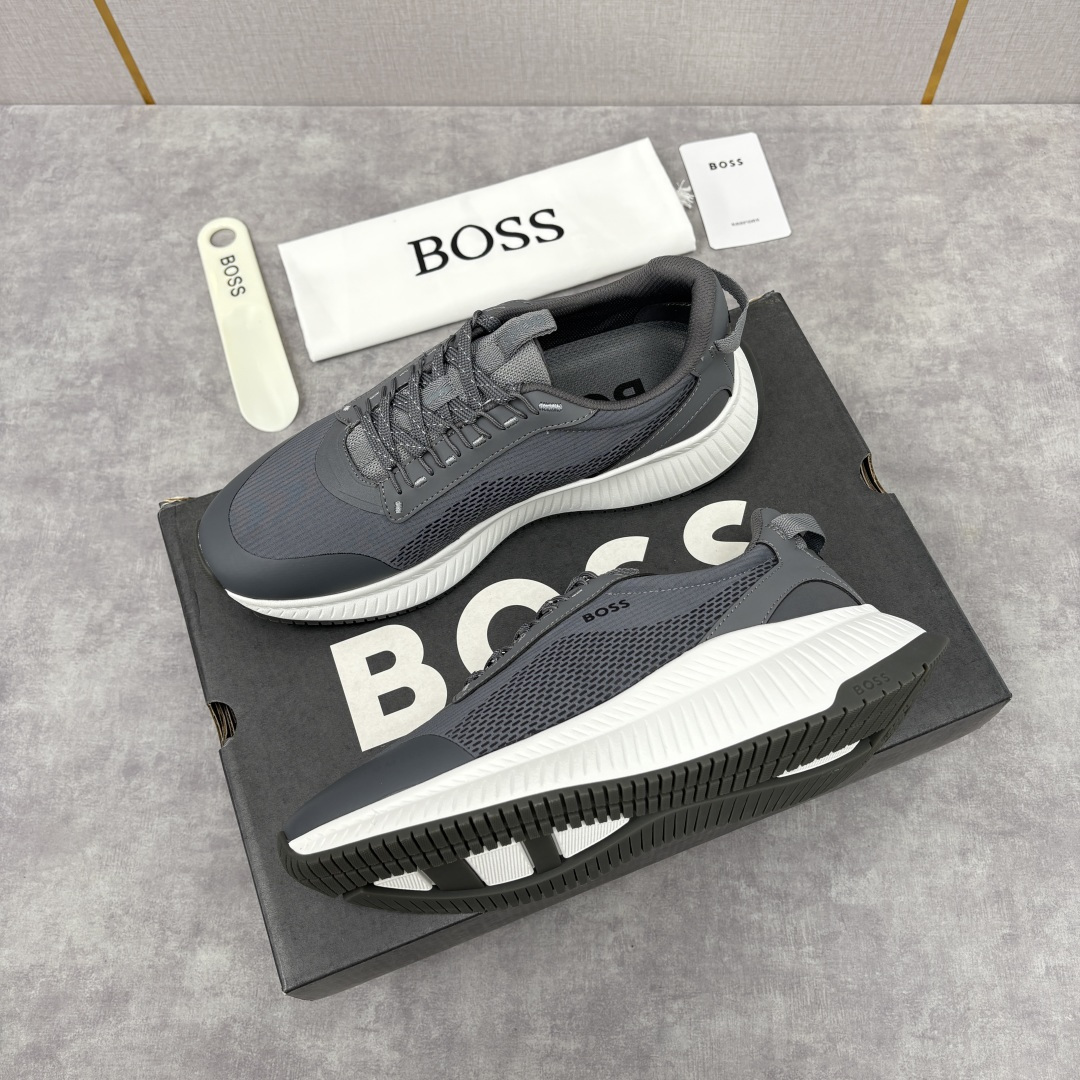 💋💍BOSS 男士新款 HUG*O BOSS男士休闲运动鞋：商务型格与运动基因的无缝衔接，解锁都市通勤新