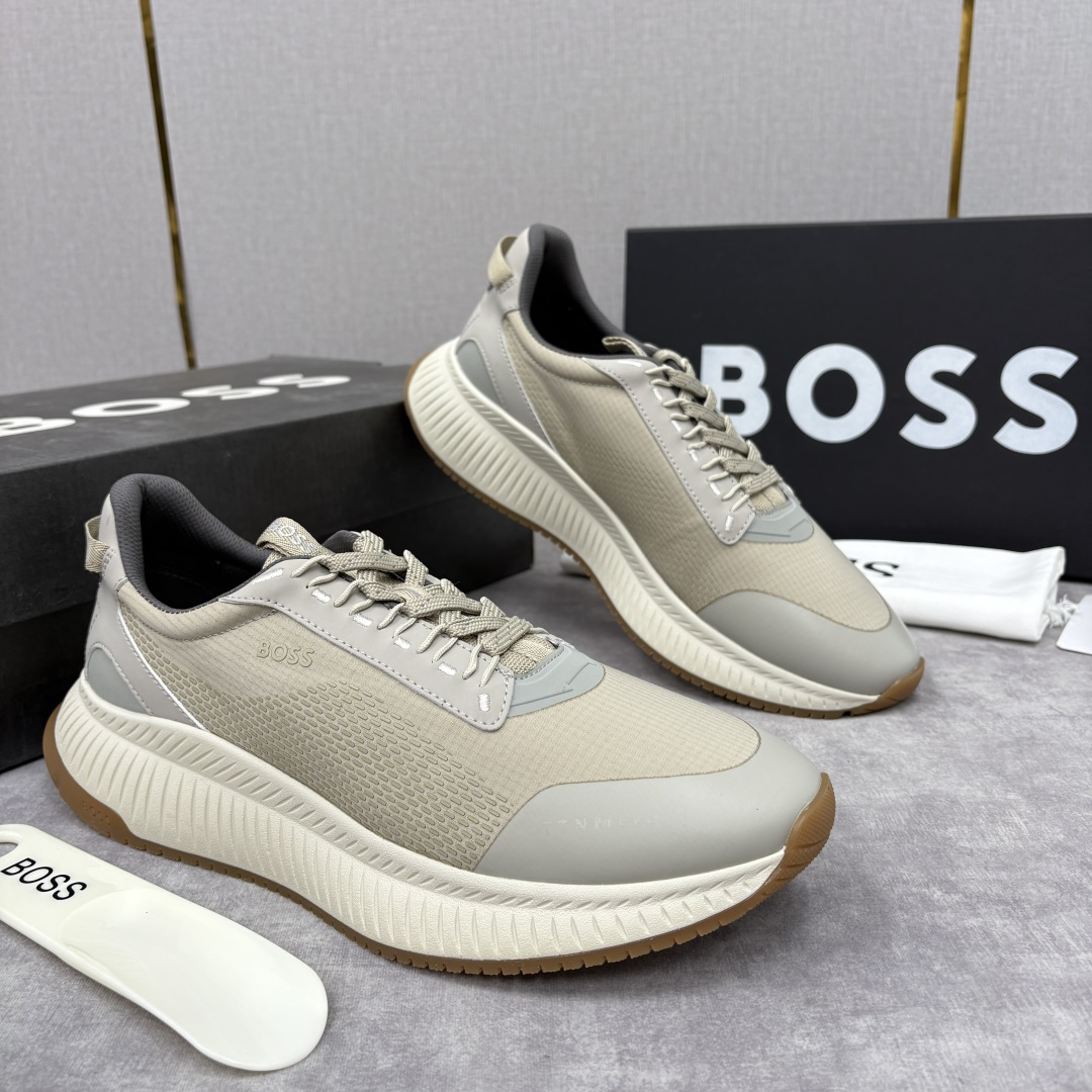 💋💍BOSS 男士新款 HUG*O BOSS男士休闲运动鞋：商务型格与运动基因的无缝衔接，解锁都市通勤新
