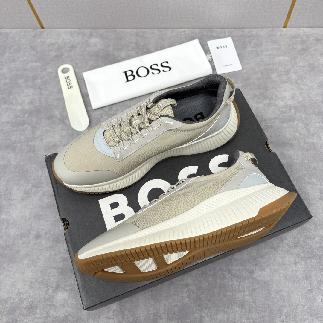 💋💍BOSS 男士新款 HUG*O BOSS男士休闲运动鞋：商务型格与运动基因的无缝衔接，解锁都市通勤新