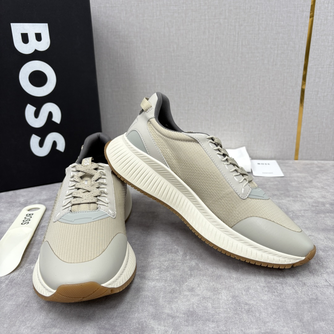 💋💍BOSS 男士新款 HUG*O BOSS男士休闲运动鞋：商务型格与运动基因的无缝衔接，解锁都市通勤新