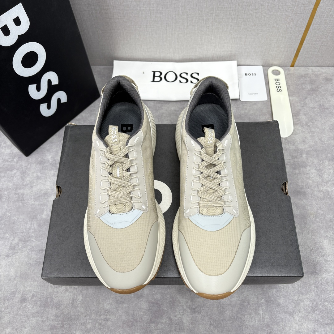 💋💍BOSS 男士新款 HUG*O BOSS男士休闲运动鞋：商务型格与运动基因的无缝衔接，解锁都市通勤新