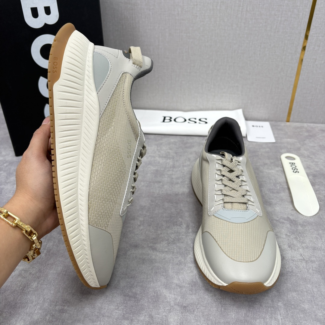 💋💍BOSS 男士新款 HUG*O BOSS男士休闲运动鞋：商务型格与运动基因的无缝衔接，解锁都市通勤新