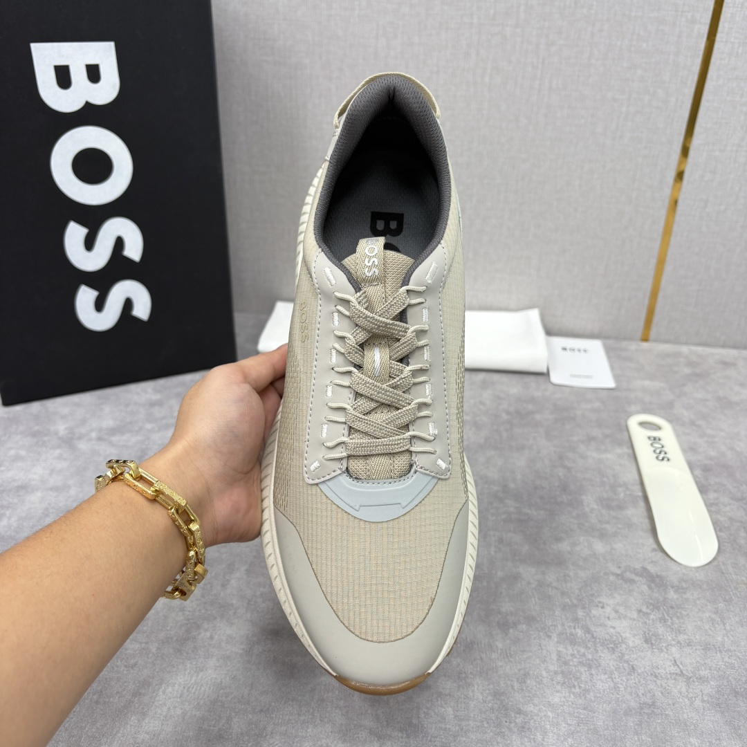 💋💍BOSS 男士新款 HUG*O BOSS男士休闲运动鞋：商务型格与运动基因的无缝衔接，解锁都市通勤新