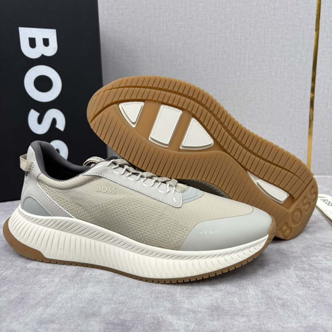 💋💍BOSS 男士新款 HUG*O BOSS男士休闲运动鞋：商务型格与运动基因的无缝衔接，解锁都市通勤新