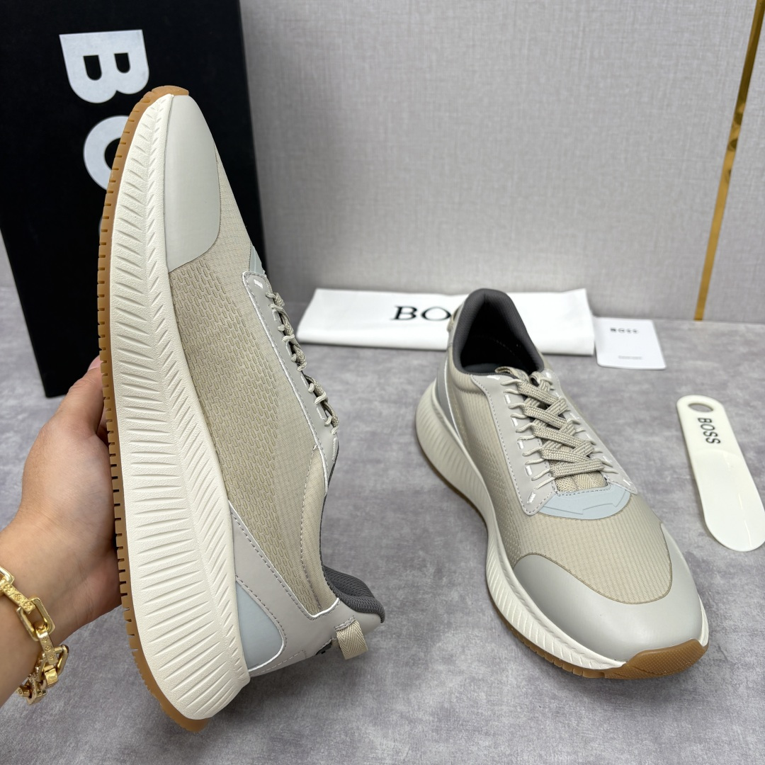 💋💍BOSS 男士新款 HUG*O BOSS男士休闲运动鞋：商务型格与运动基因的无缝衔接，解锁都市通勤新
