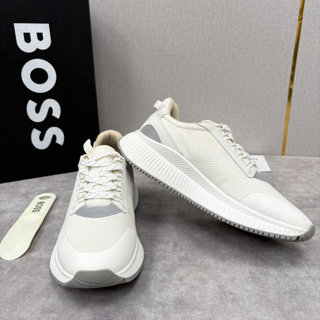💋💍BOSS 男士新款 HUG*O BOSS男士休闲运动鞋：商务型格与运动基因的无缝衔接，解锁都市通勤新