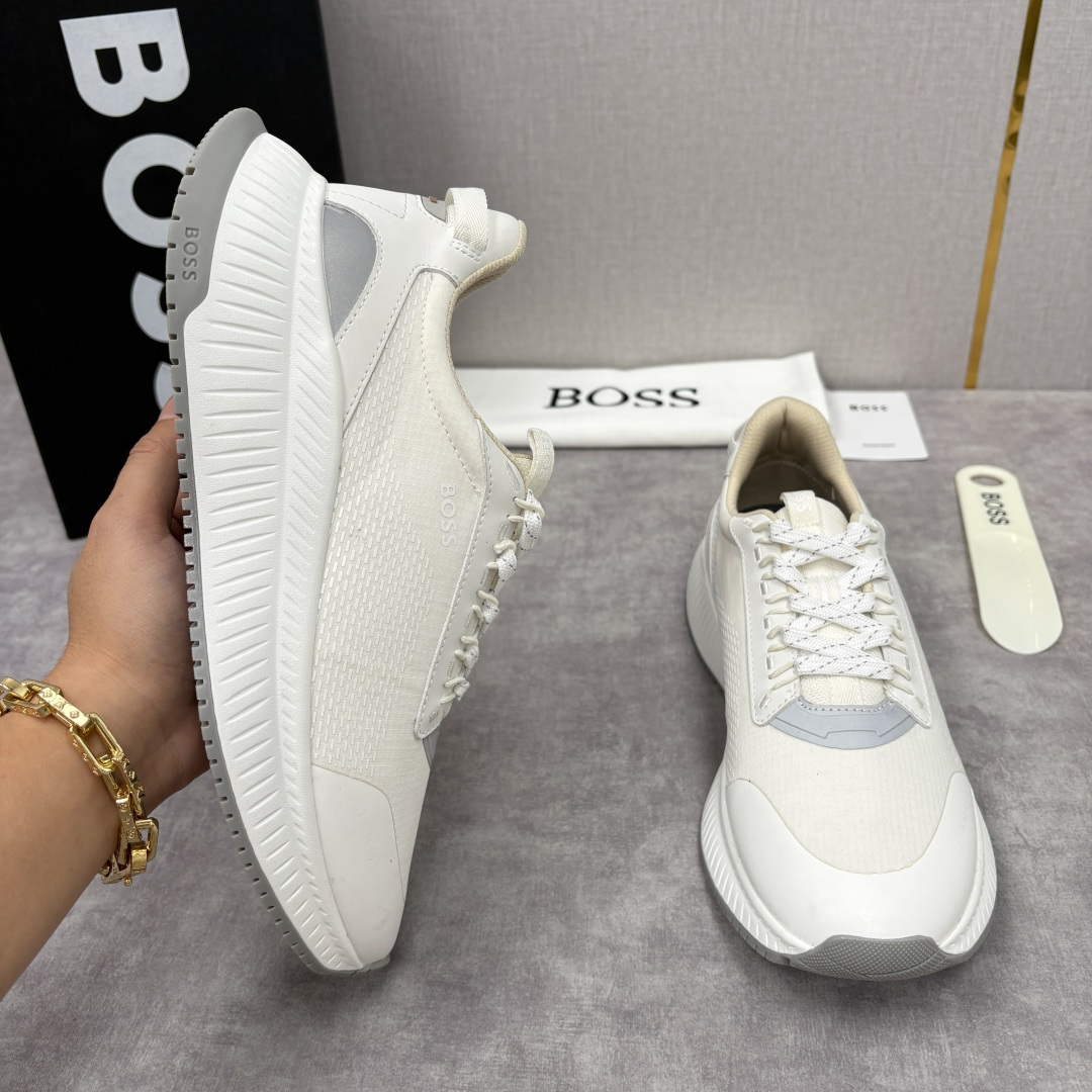 💋💍BOSS 男士新款 HUG*O BOSS男士休闲运动鞋：商务型格与运动基因的无缝衔接，解锁都市通勤新