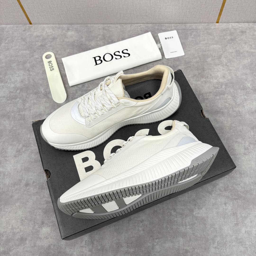 💋💍BOSS 男士新款 HUG*O BOSS男士休闲运动鞋：商务型格与运动基因的无缝衔接，解锁都市通勤新