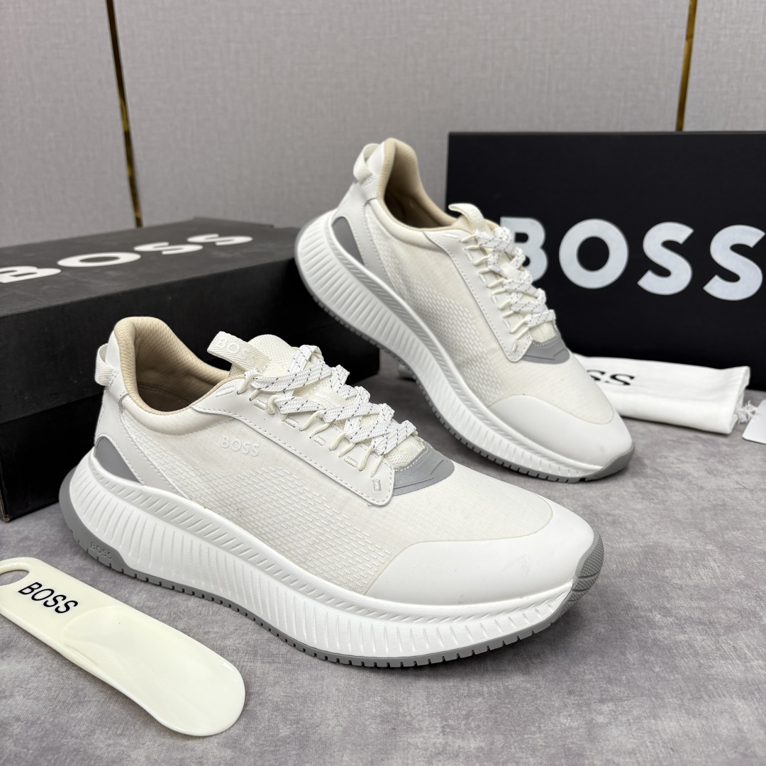 💋💍BOSS 男士新款 HUG*O BOSS男士休闲运动鞋：商务型格与运动基因的无缝衔接，解锁都市通勤新