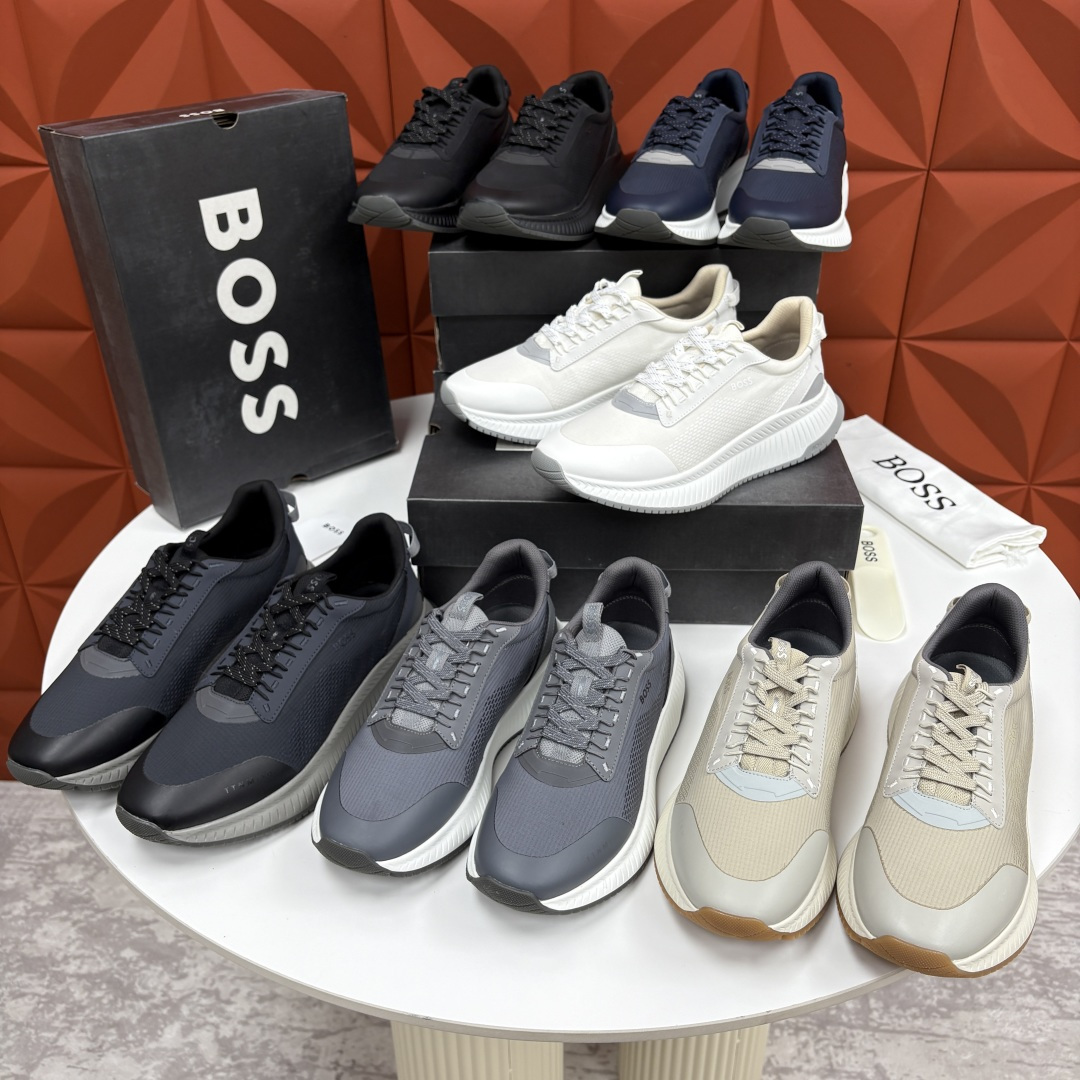 💋💍BOSS 男士新款 HUG*O BOSS男士休闲运动鞋：商务型格与运动基因的无缝衔接，解锁都市通勤新