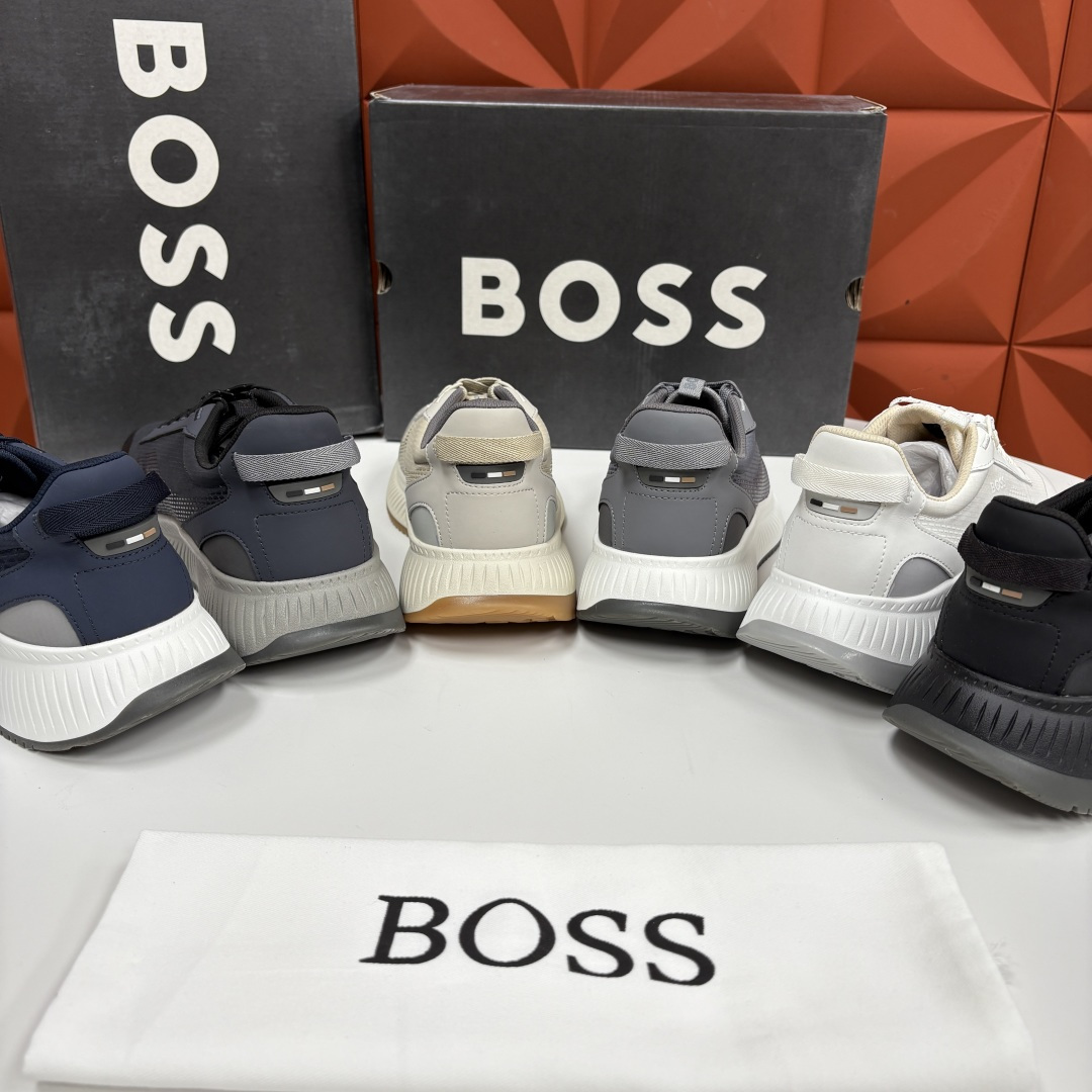 💋💍BOSS 男士新款 HUG*O BOSS男士休闲运动鞋：商务型格与运动基因的无缝衔接，解锁都市通勤新