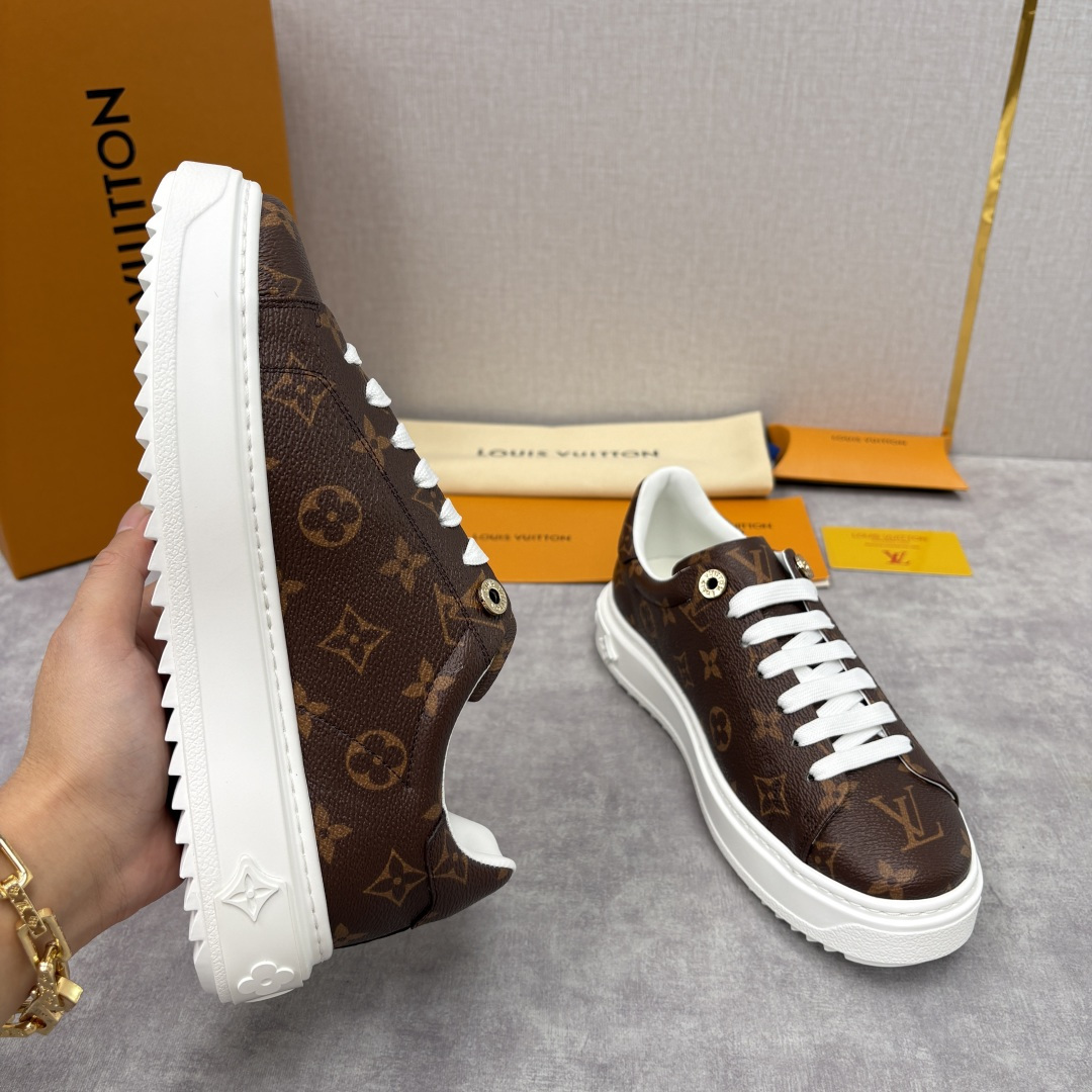 💋💍L家新品 情侣款鞋🤩 Loui*s Vuitto* 路易-威登 2026春夏预系列运动鞋： 经典老花