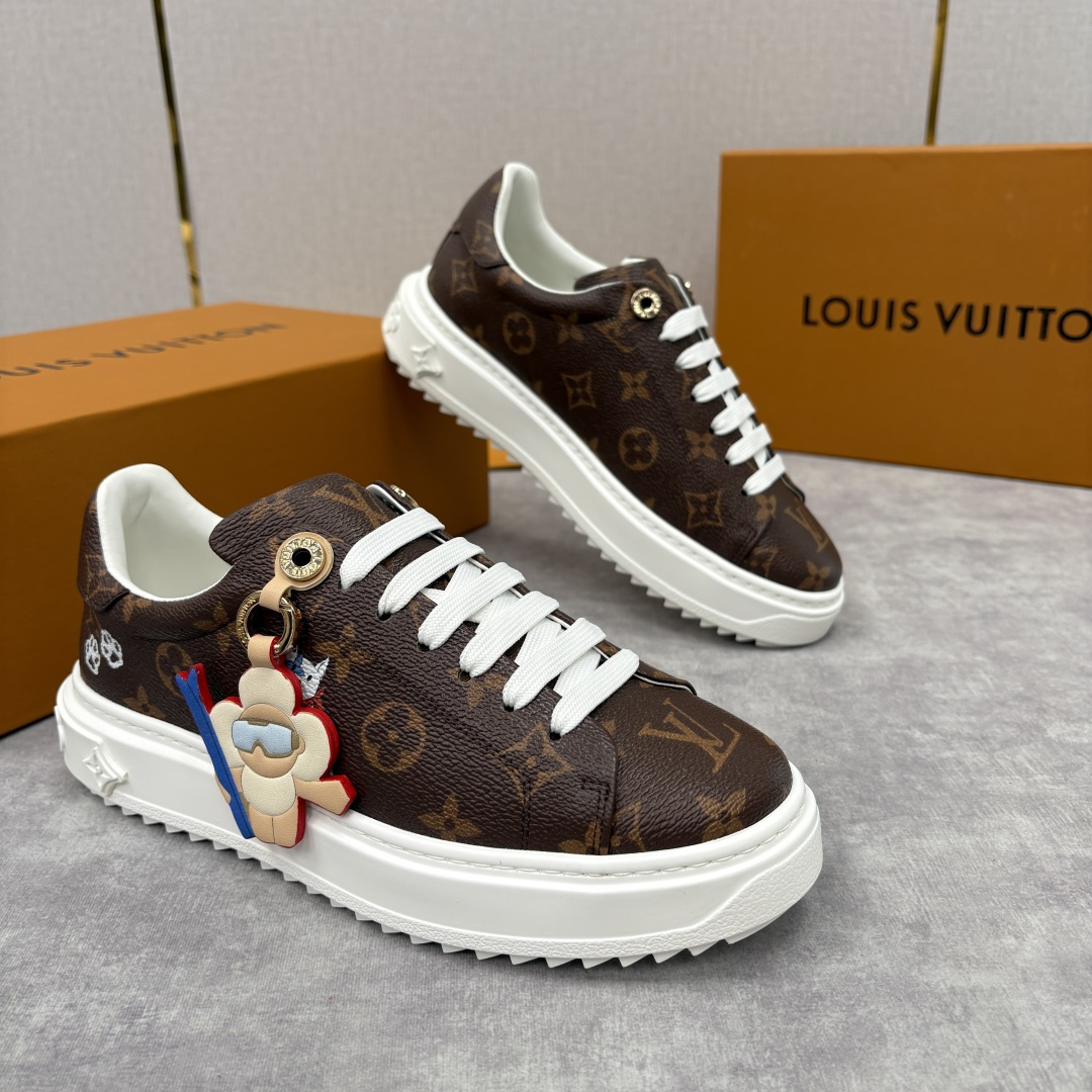 💋💍L家新品 情侣款鞋🤩 Loui*s Vuitto* 路易-威登 2026春夏预系列运动鞋： 经典老花