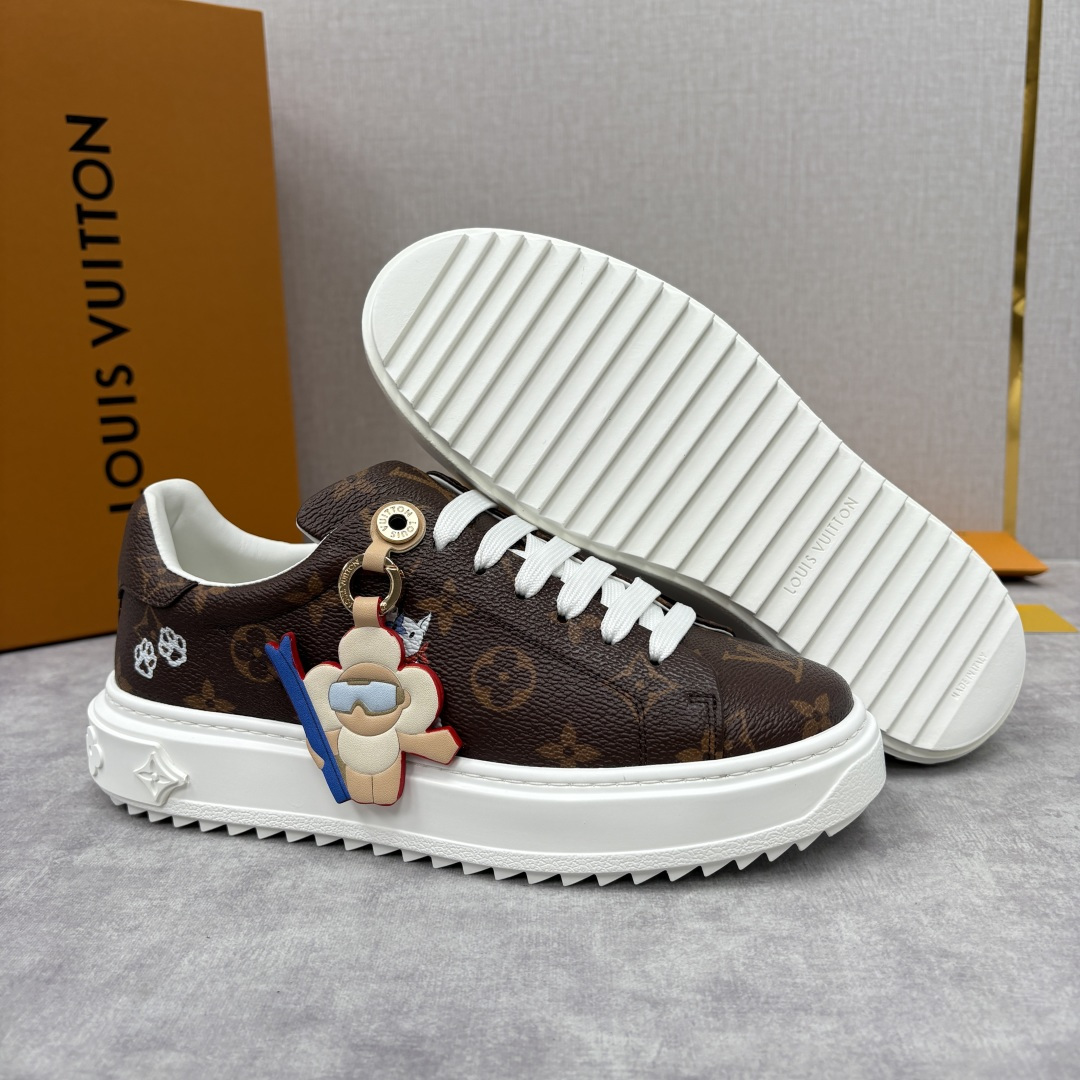 💋💍L家新品 情侣款鞋🤩 Loui*s Vuitto* 路易-威登 2026春夏预系列运动鞋： 经典老花