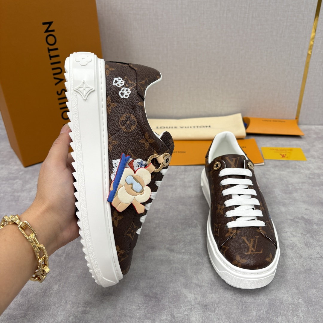 💋💍L家新品 情侣款鞋🤩 Loui*s Vuitto* 路易-威登 2026春夏预系列运动鞋： 经典老花