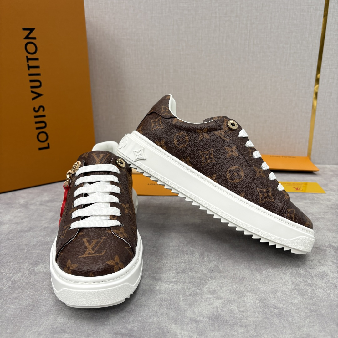 💋💍L家新品 情侣款鞋🤩 Loui*s Vuitto* 路易-威登 2026春夏预系列运动鞋： 经典老花
