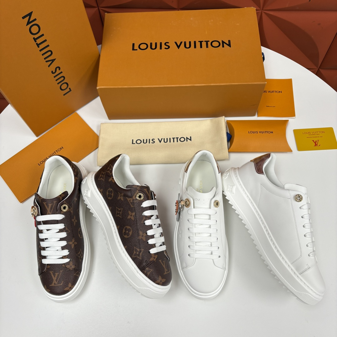 💋💍L家新品 情侣款鞋🤩 Loui*s Vuitto* 路易-威登 2026春夏预系列运动鞋： 经典老花