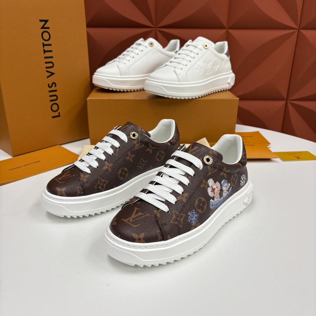 💋💍L家新品 情侣款鞋🤩 Loui*s Vuitto* 路易-威登 2026春夏预系列运动鞋： 经典老花