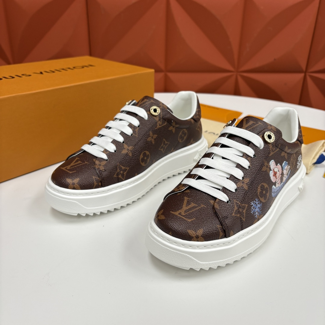 💋💍L家新品 情侣款鞋🤩 Loui*s Vuitto* 路易-威登 2026春夏预系列运动鞋： 经典老花