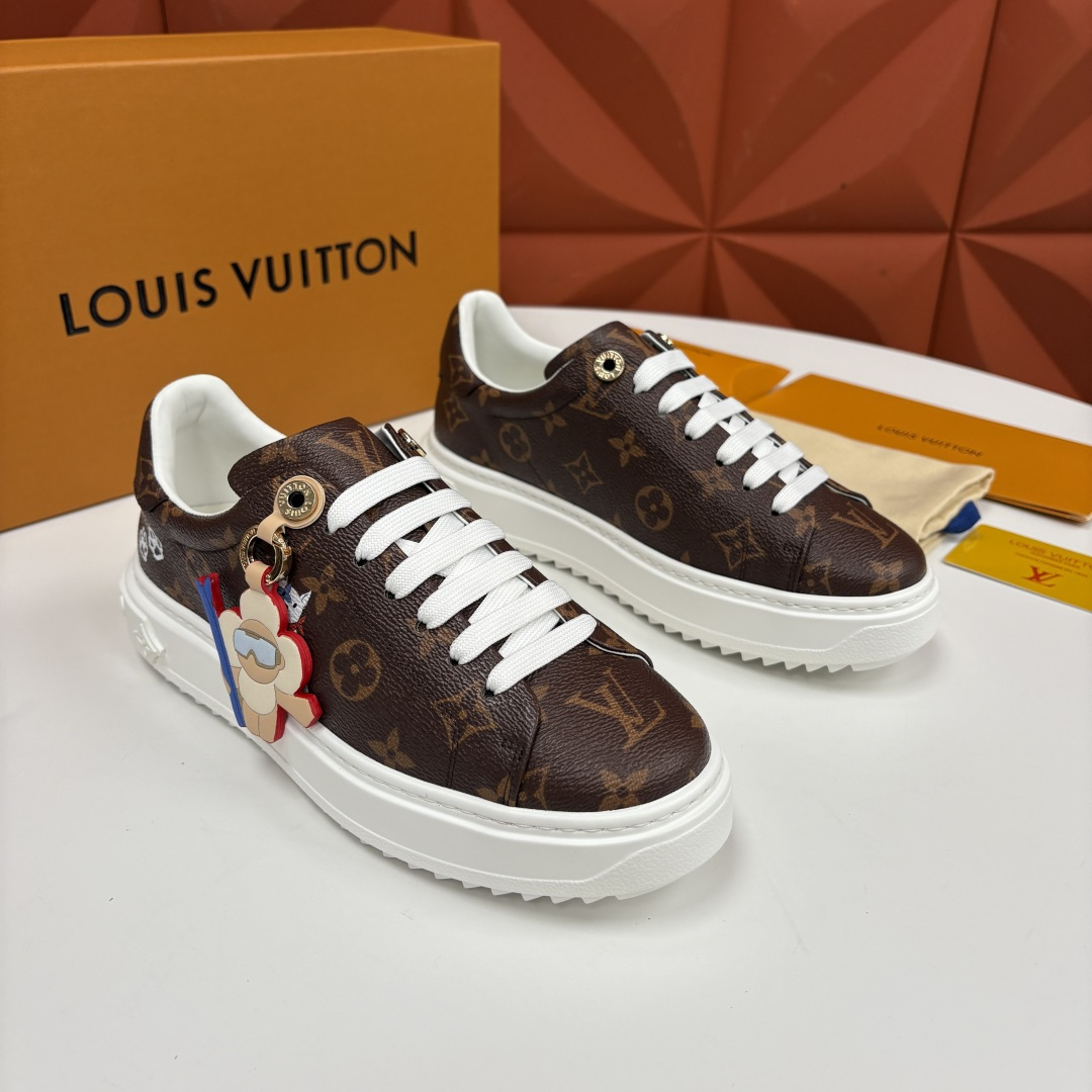 💋💍L家新品 情侣款鞋🤩 Loui*s Vuitto* 路易-威登 2026春夏预系列运动鞋： 经典老花