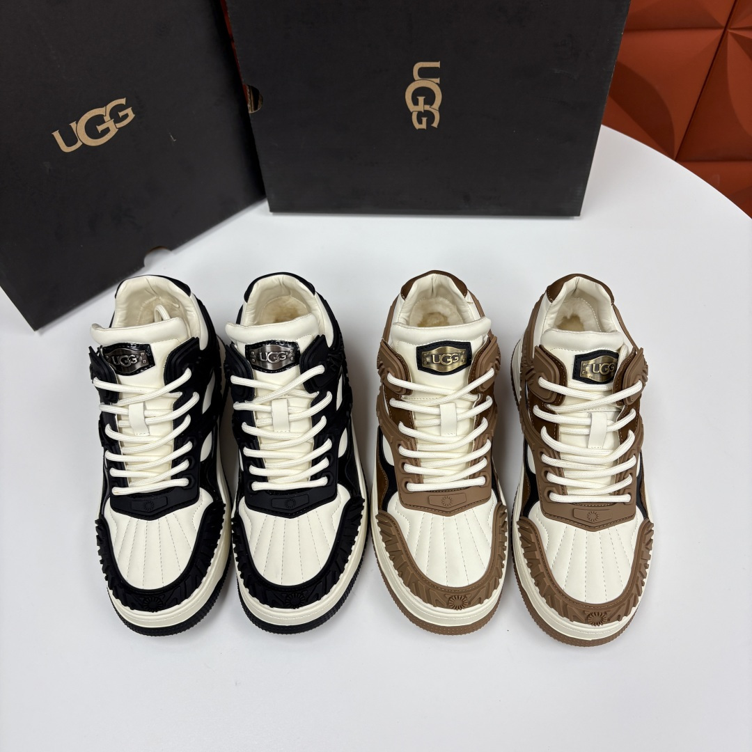 💋💍UG-G 新品 男士时尚休闲羊毛鞋！复古厚底老爹鞋 复古潮范与温暖舒适的冬日交响。 它打破了大众对U