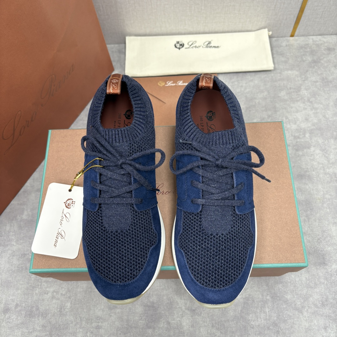 💋💍 LP新品 Loro Pian* 诺悠*翩雅 360 Lp Flexy Active 飞织运动鞋， 