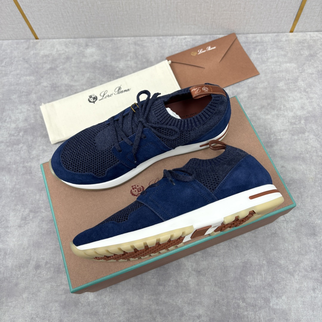 💋💍 LP新品 Loro Pian* 诺悠*翩雅 360 Lp Flexy Active 飞织运动鞋， 