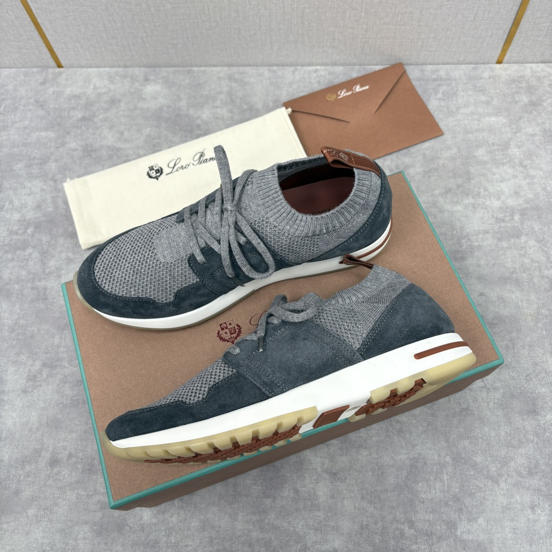 💋💍 LP新品 Loro Pian* 诺悠*翩雅 360 Lp Flexy Active 飞织运动鞋， 