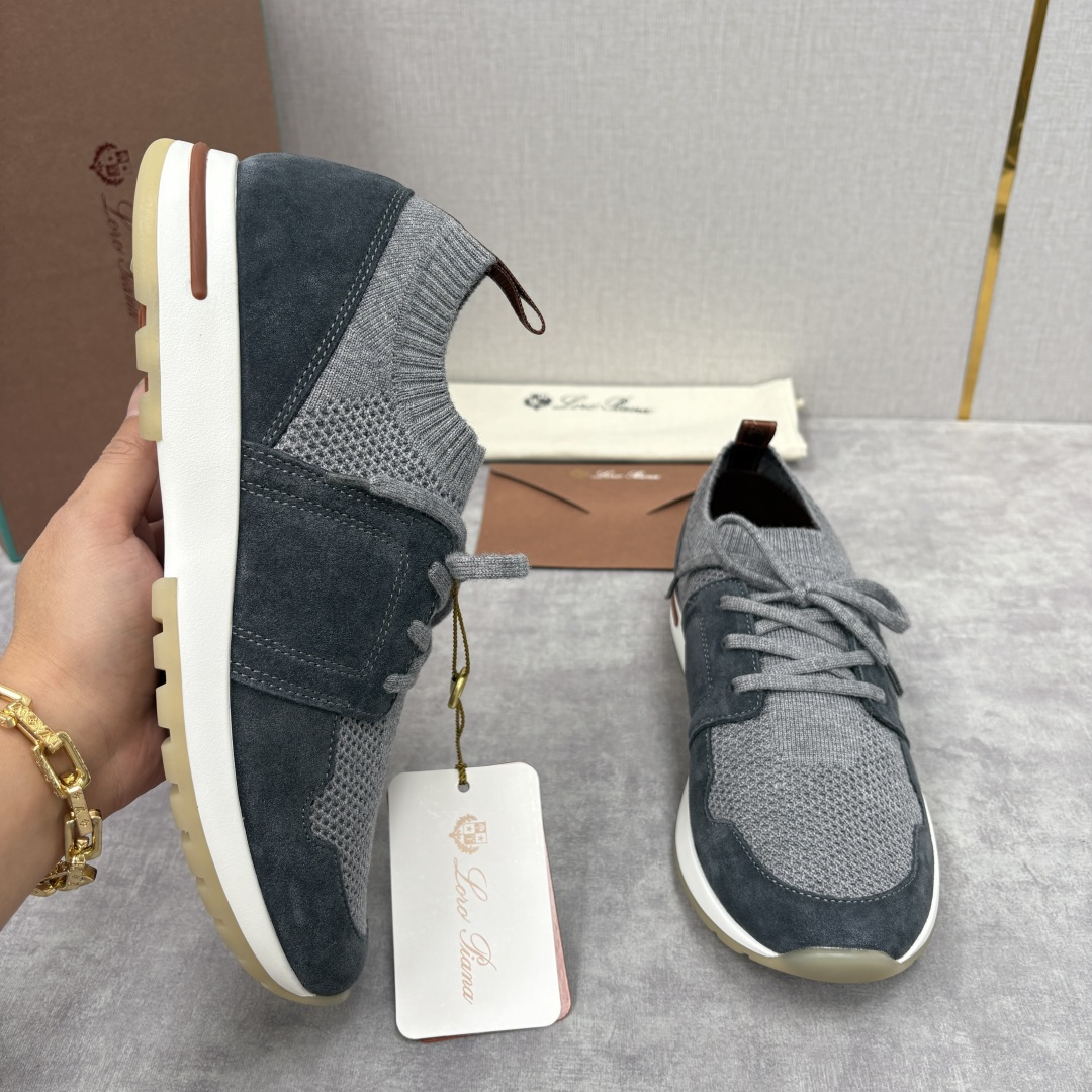 💋💍 LP新品 Loro Pian* 诺悠*翩雅 360 Lp Flexy Active 飞织运动鞋， 