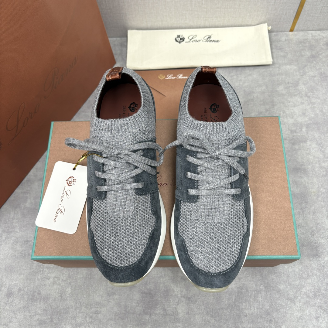💋💍 LP新品 Loro Pian* 诺悠*翩雅 360 Lp Flexy Active 飞织运动鞋， 