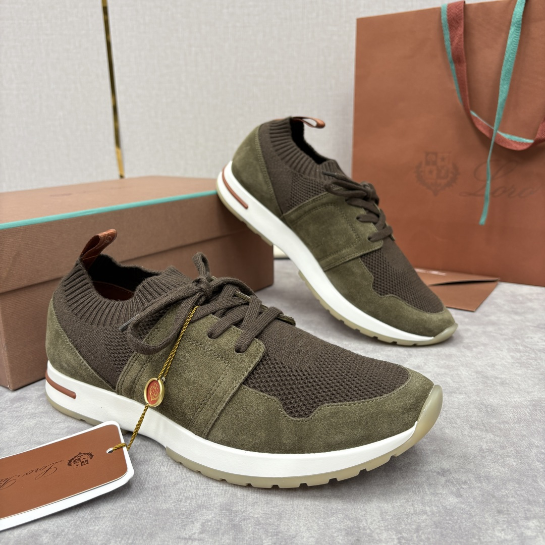 💋💍 LP新品 Loro Pian* 诺悠*翩雅 360 Lp Flexy Active 飞织运动鞋， 