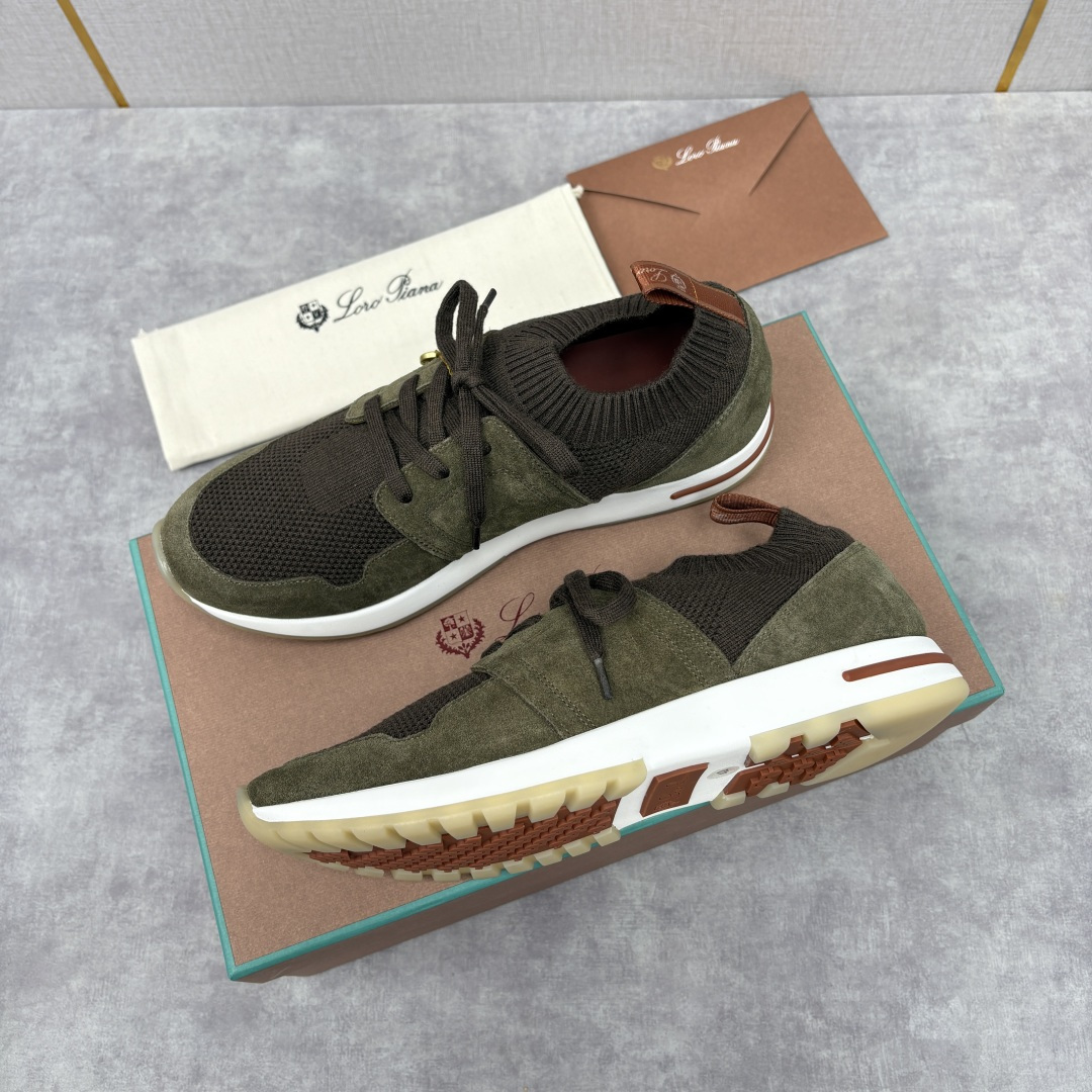 💋💍 LP新品 Loro Pian* 诺悠*翩雅 360 Lp Flexy Active 飞织运动鞋， 