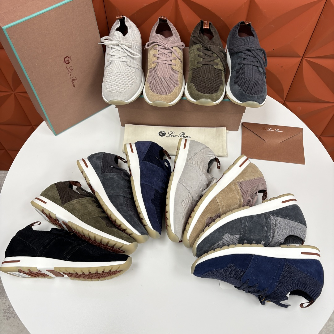 💋💍 LP新品 Loro Pian* 诺悠*翩雅 360 Lp Flexy Active 飞织运动鞋， 