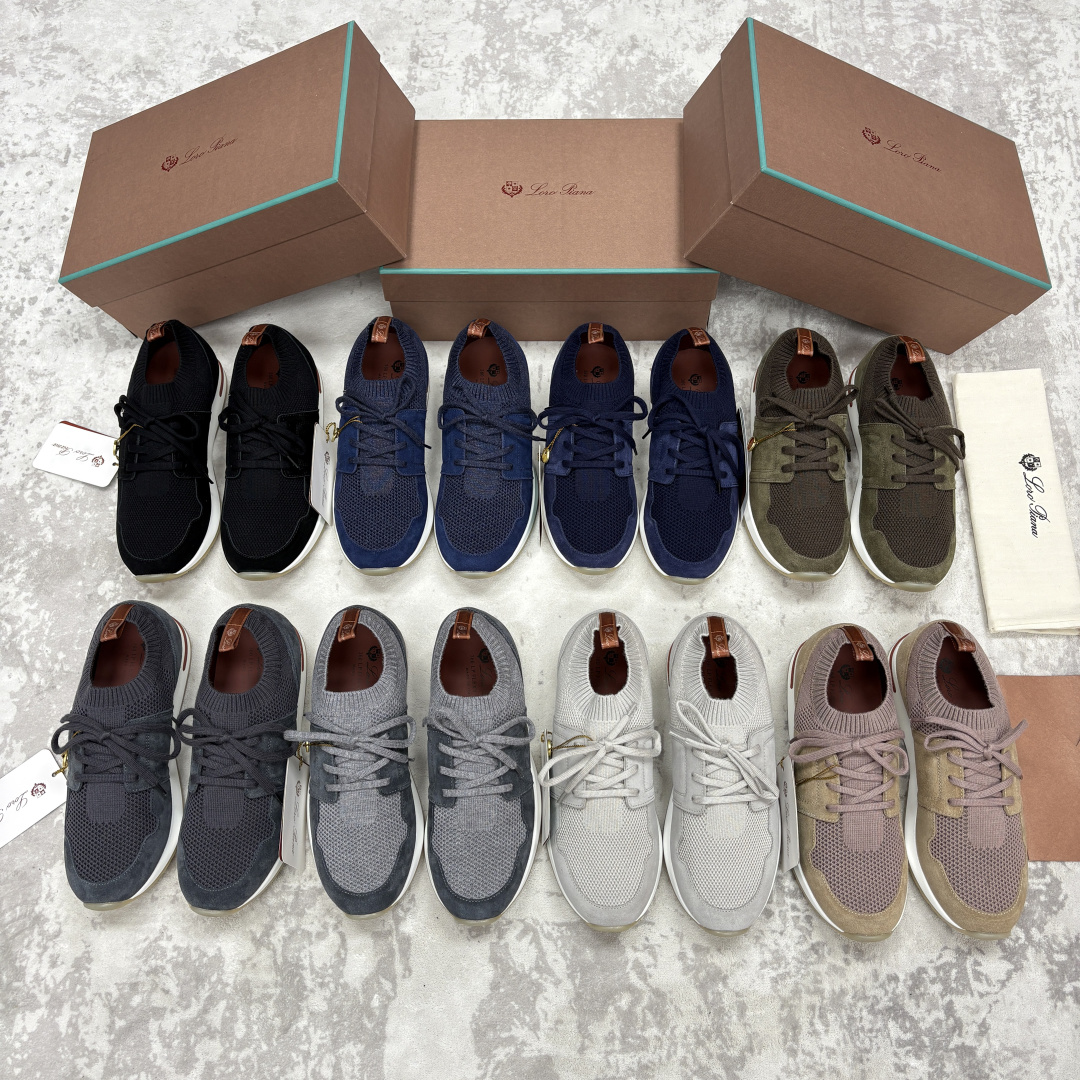 💋💍 LP新品 Loro Pian* 诺悠*翩雅 360 Lp Flexy Active 飞织运动鞋， 